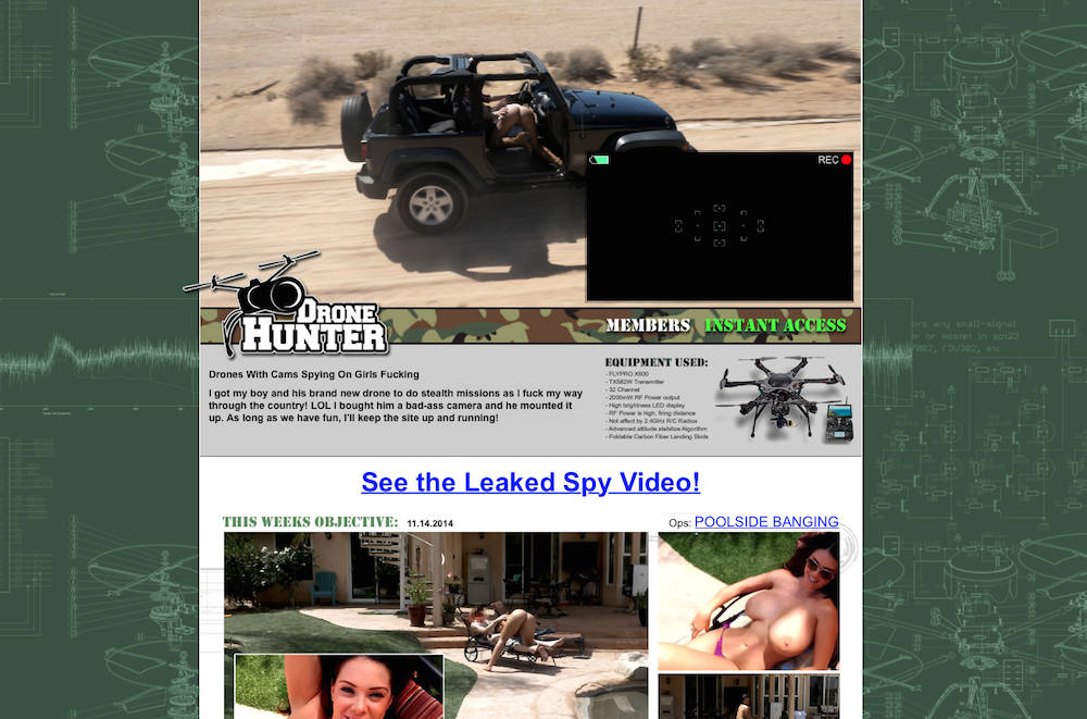 Drone Hunter Review - Voyeur Porn Sites | The Lord Of Porn