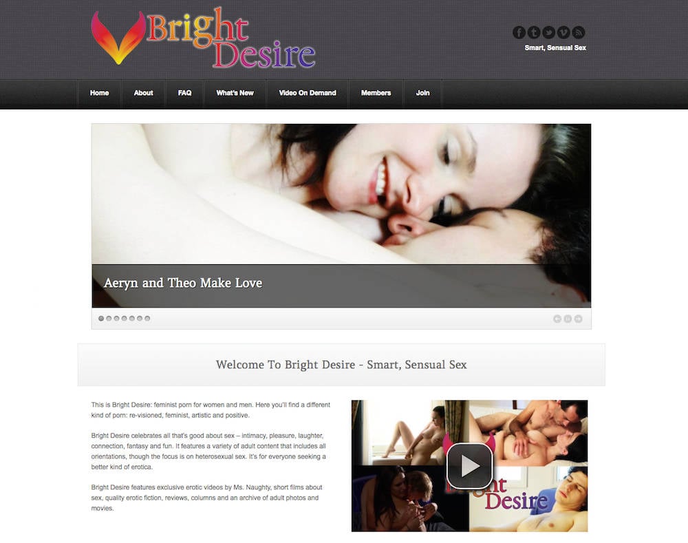 Bright Disaire Hd Porn - Bright Desire Review - Porn Sites for Women by TheLordofPorn