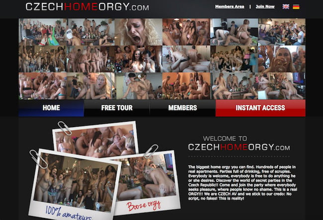 Czech Home Orgy