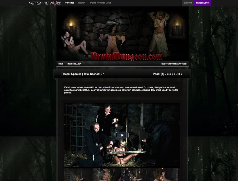 Horror Dungeon Porn - Brutal Dungeon - BDSM Porn Site | Review by The Lord Of Porn