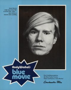 Andy Warhol blue movie