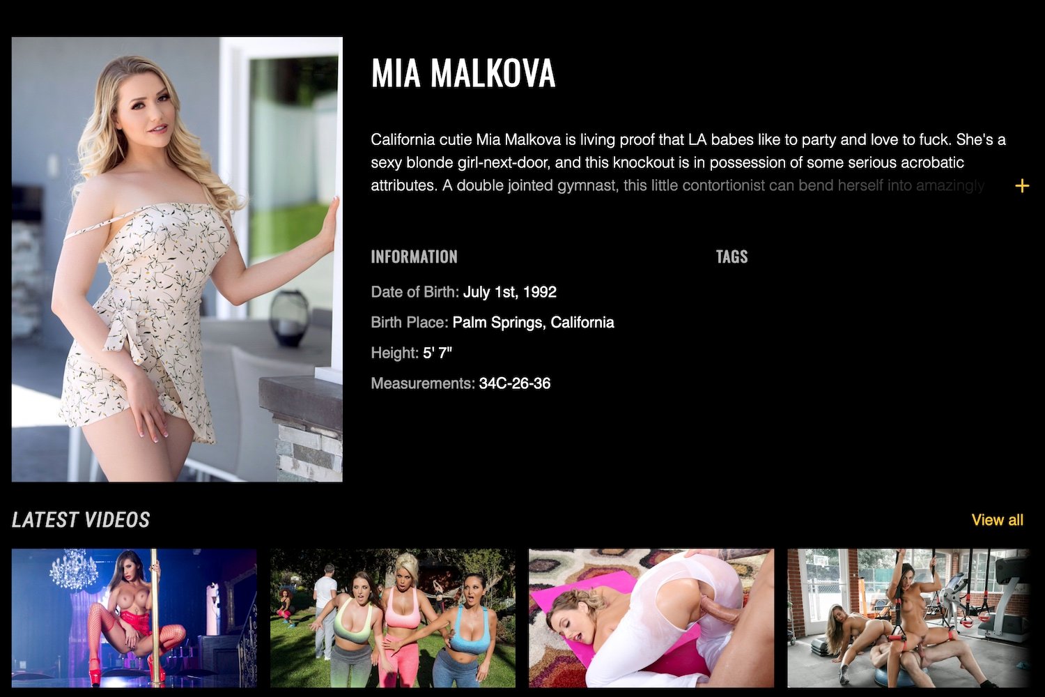 TOP 5 Porn Site Memberships for Mia Malkova Fans - The Lord Of Porn